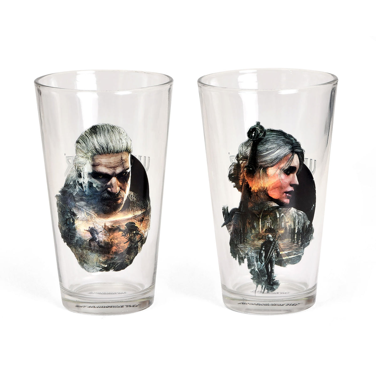 Image produit Witcher - Ensemble de verres Geralt & Ciri