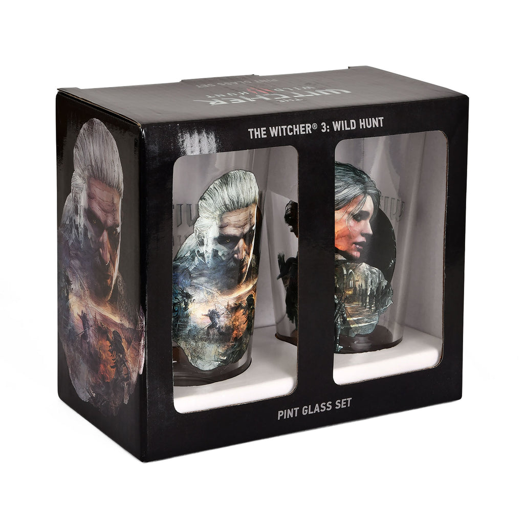 Image produit Witcher - Ensemble de verres Geralt & Ciri