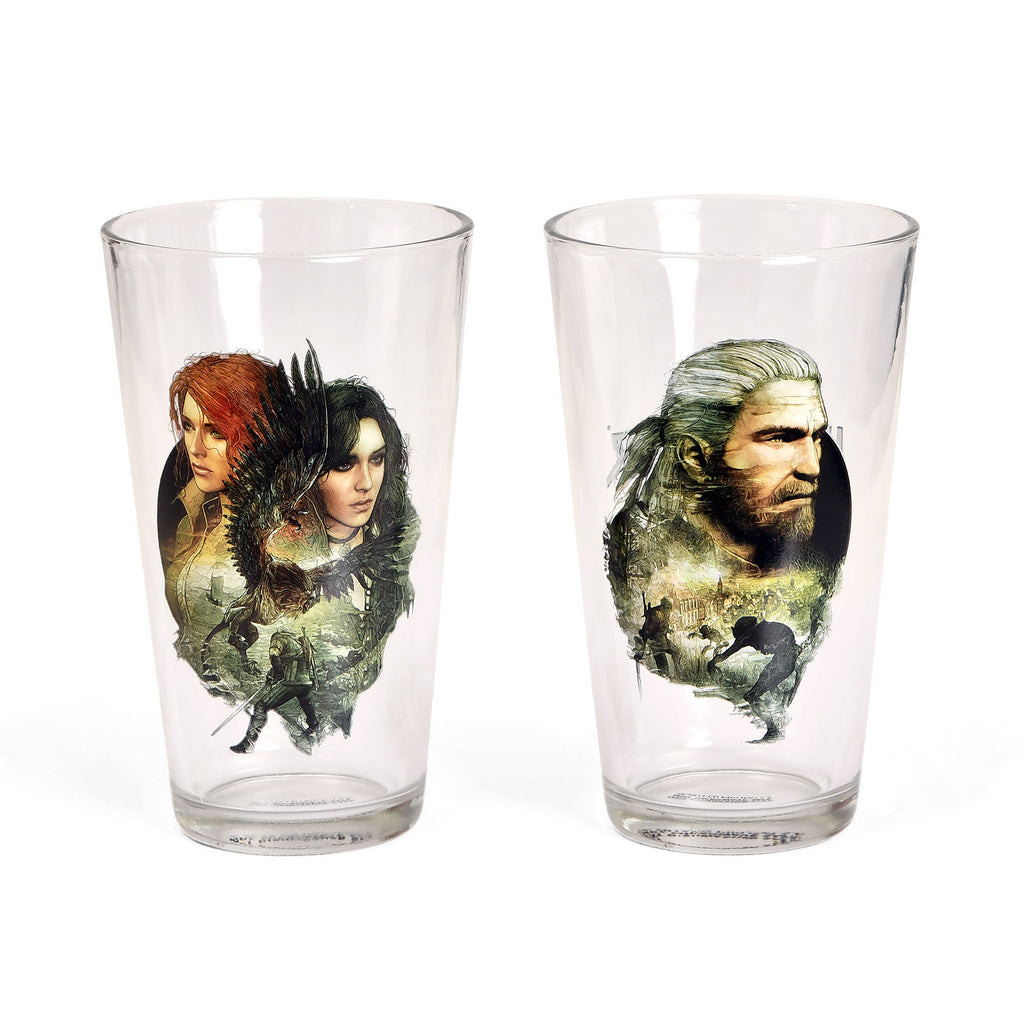 Produktbild Witcher - Geralt, Triss & Yennefer Gläserset