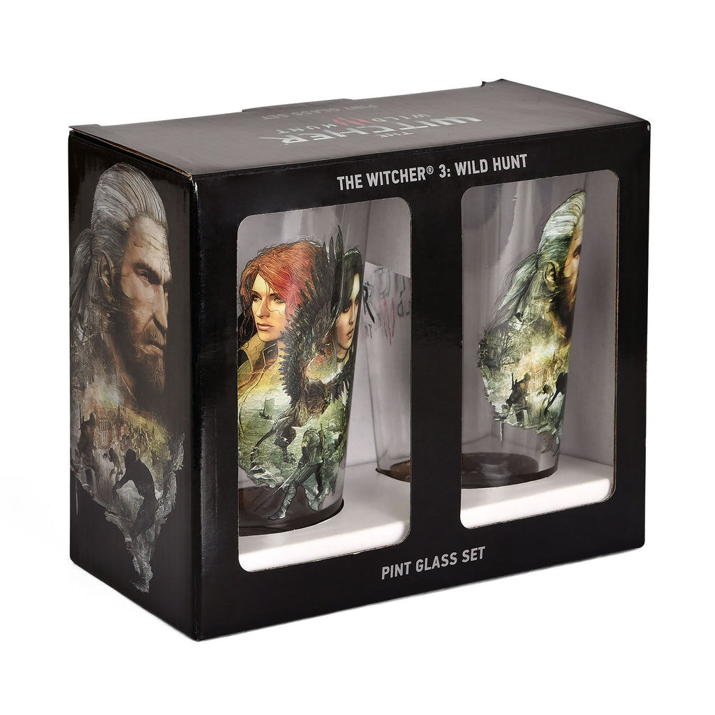 Produktbild Witcher - Geralt, Triss & Yennefer Gläserset