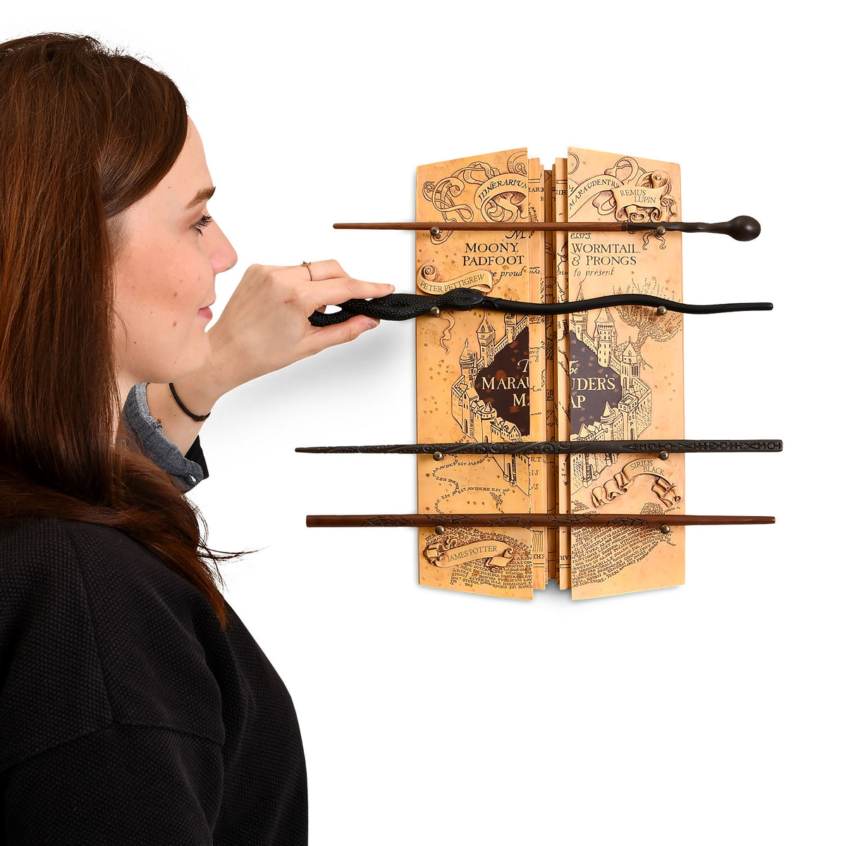 Image produit Harry Potter - Collection de baguettes de la Carte du Maraudeur