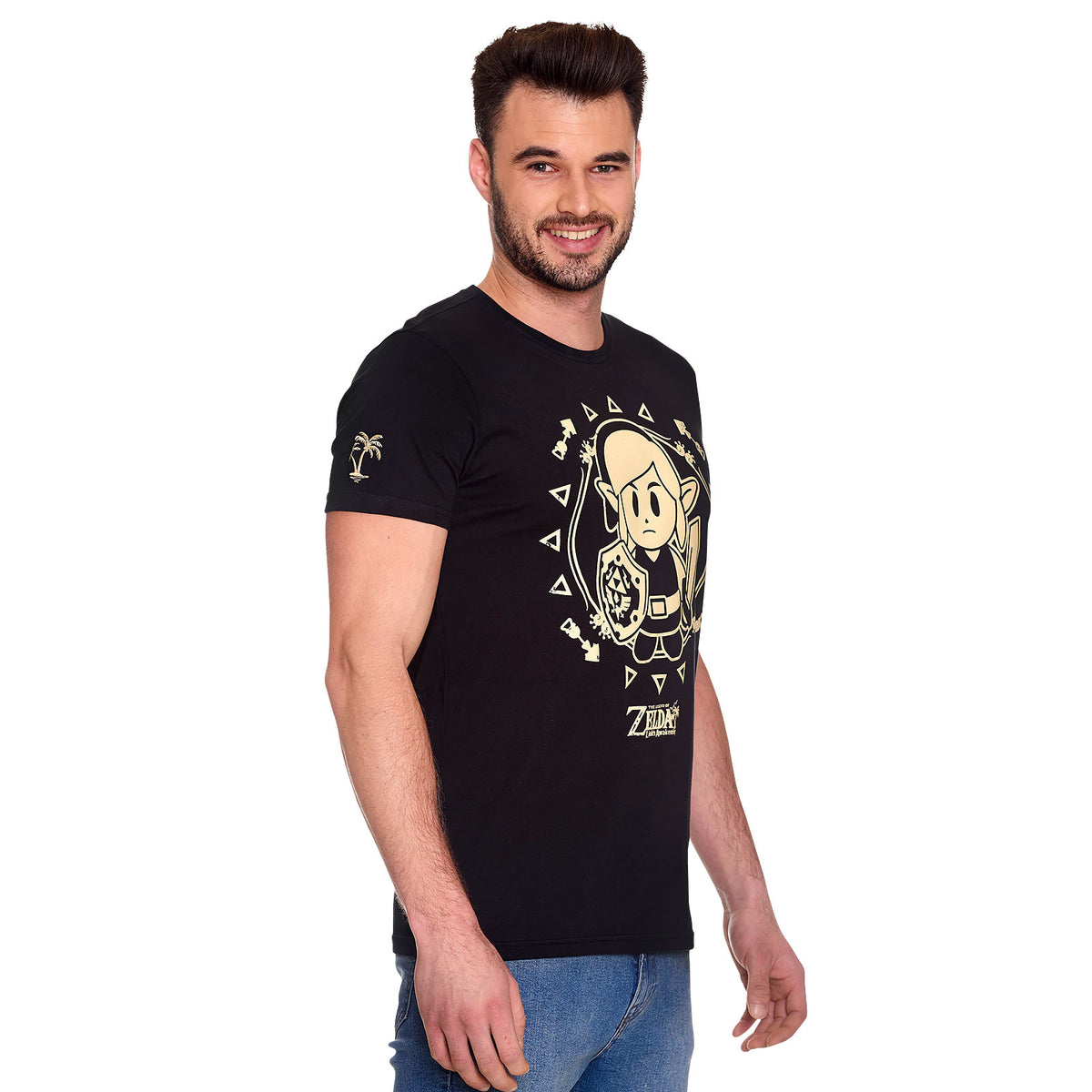 Produktbild Zelda - Link's Awakening Tribal T-Shirt schwarz