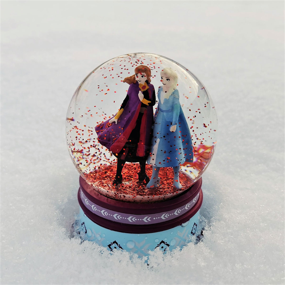 Immagine del prodotto Frozen - Palla di neve Anna ed Elsa con glitter