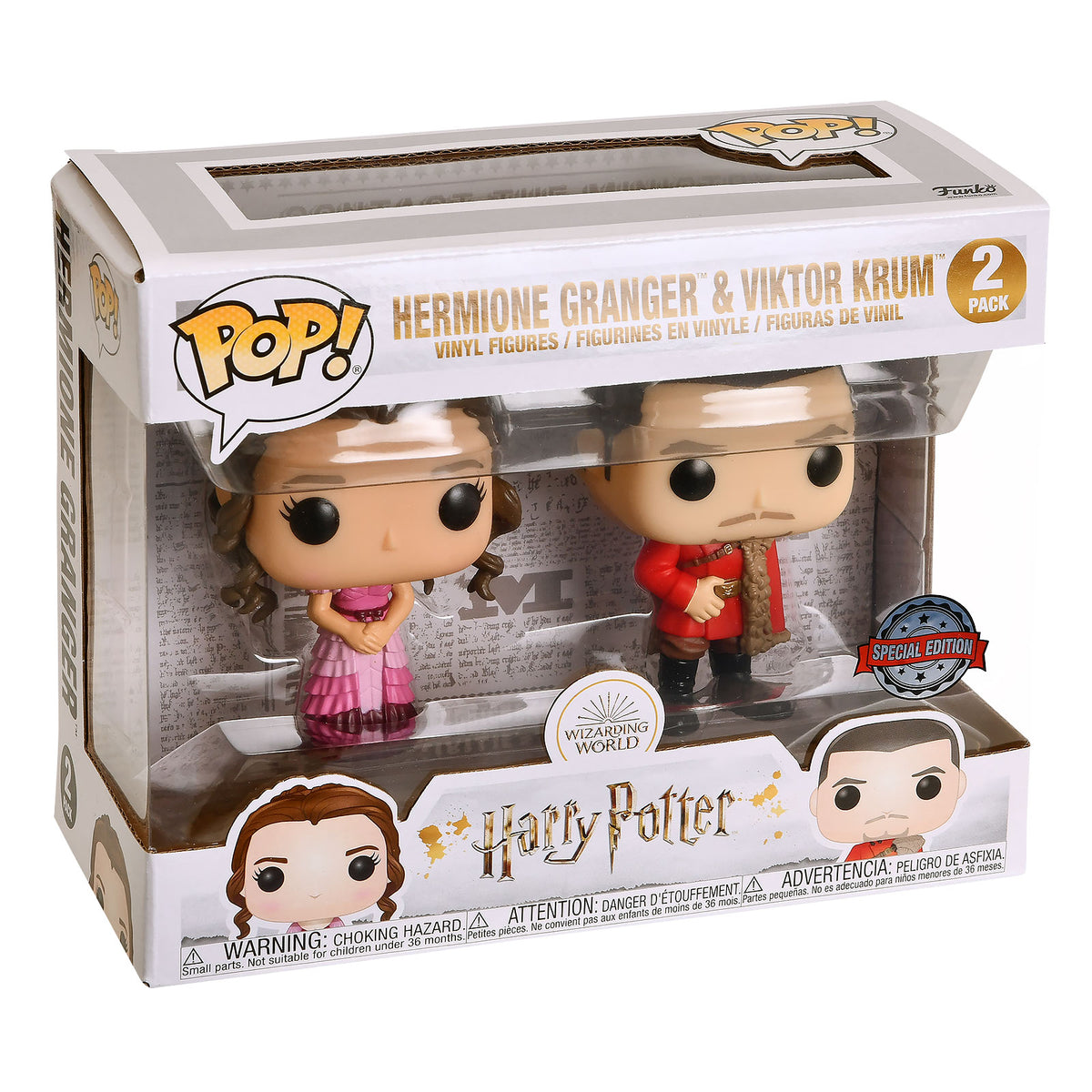 Produktbild Harry Potter - Hermine & Viktor Yule Ball Funko Pop Figuren