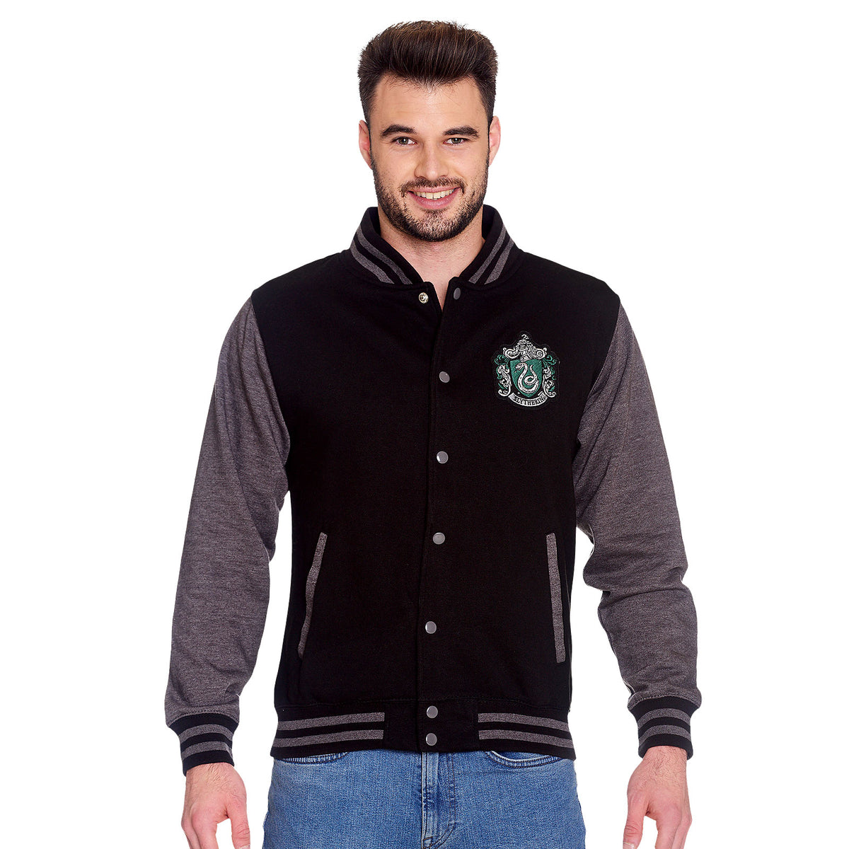 Produktbild Harry Potter - Slytherin Wappen College Jacke