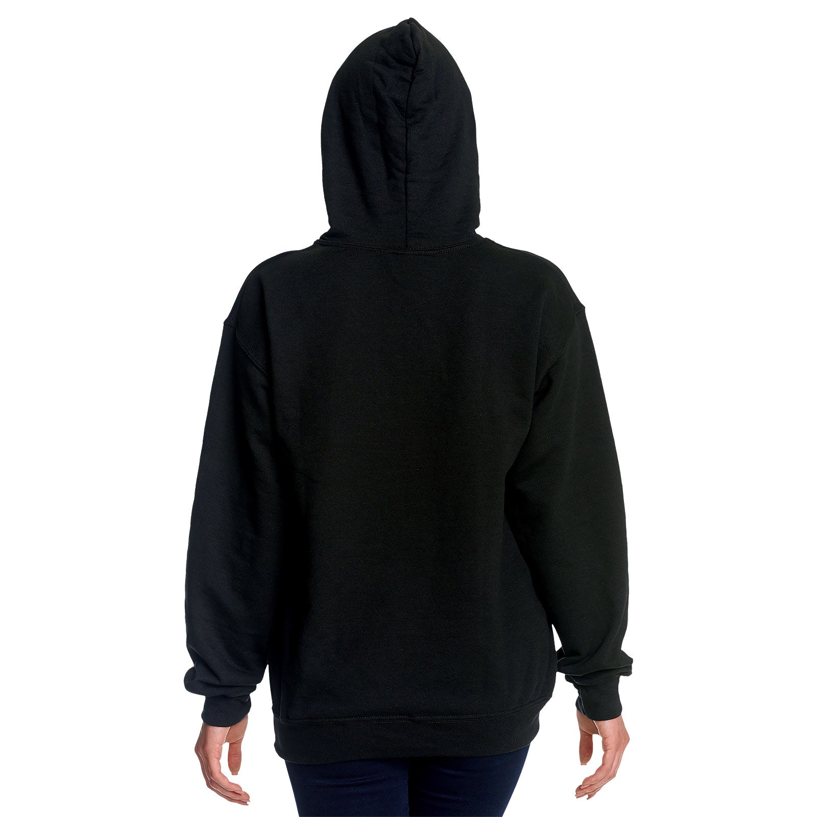Image produit Batman - Sweat à capuche noir avec logo Bat en détresse