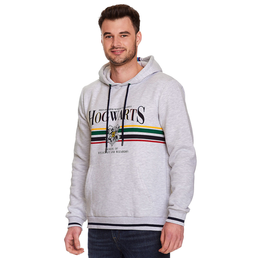 Immagine del prodotto Harry Potter - Felpa con cappuccio di Hogwarts grigia