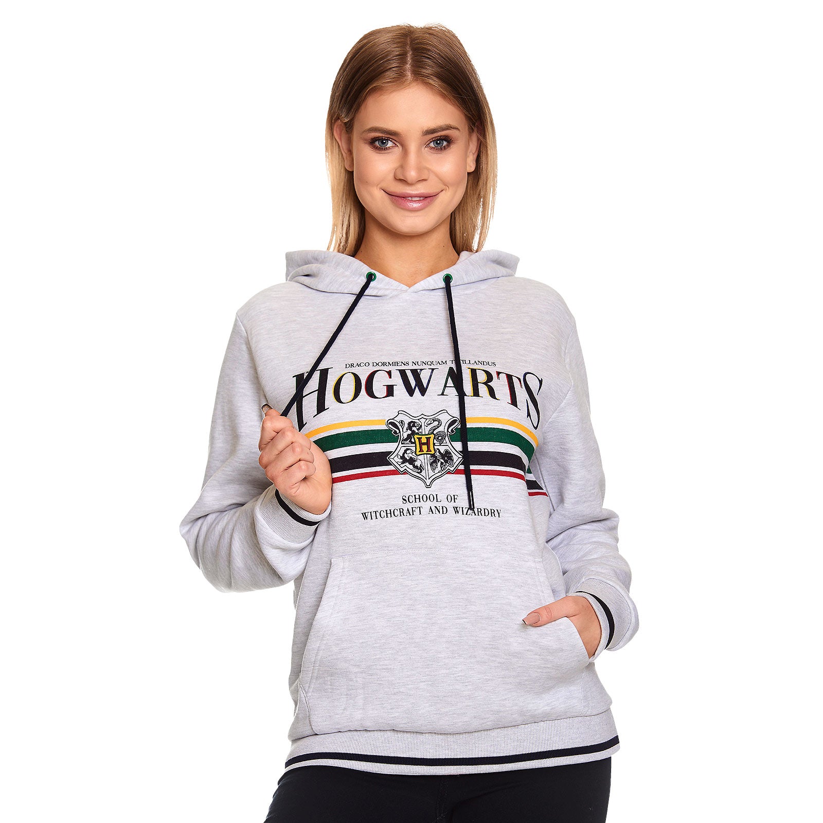Immagine del prodotto Harry Potter - Felpa con cappuccio di Hogwarts grigia