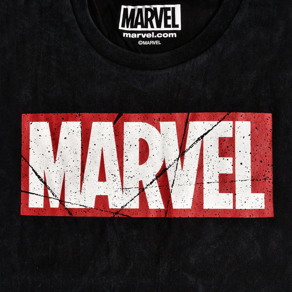 Image produit Marvel - T-shirt logo vintage noir