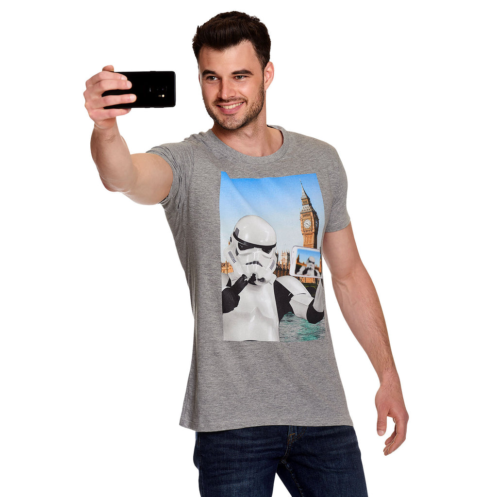 Immagine del prodotto T-shirt grigia Original Stormtrooper Selfie Londra
