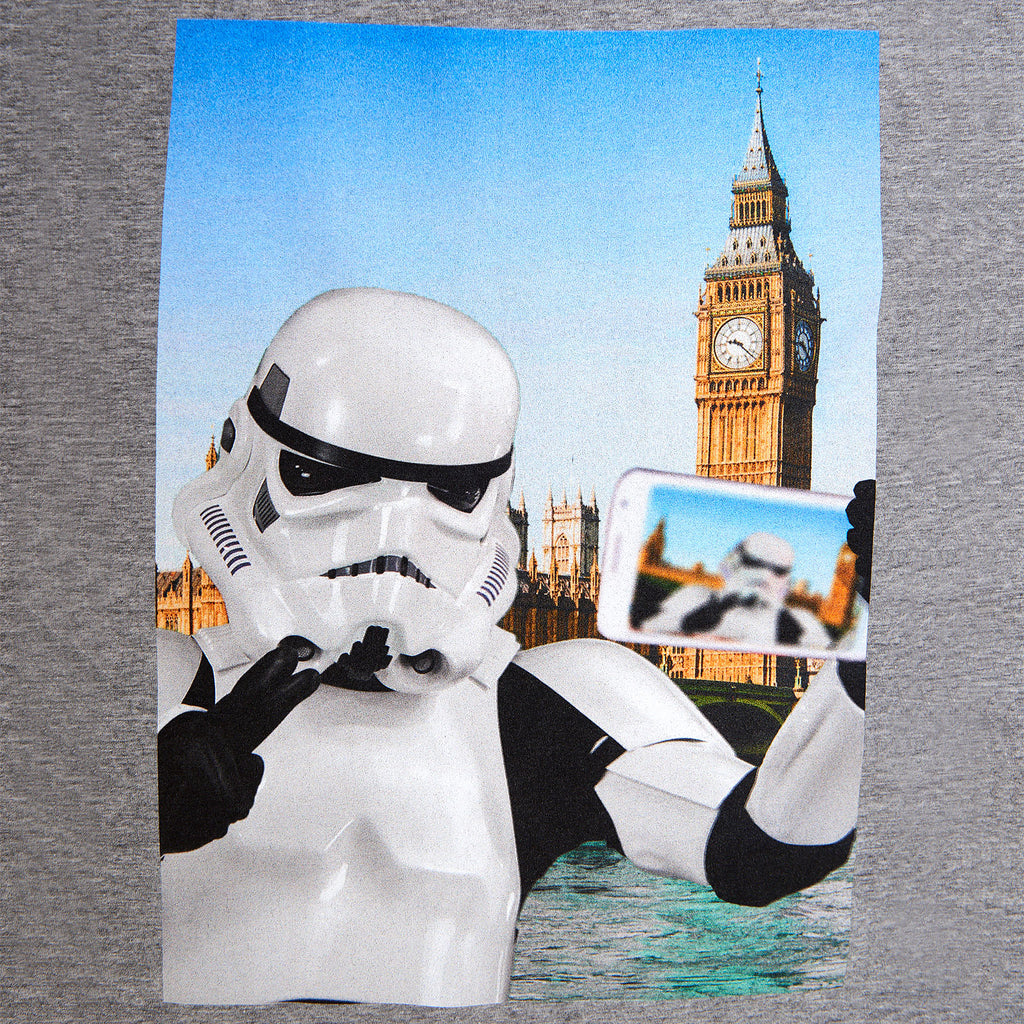 Immagine del prodotto T-shirt grigia Original Stormtrooper Selfie Londra