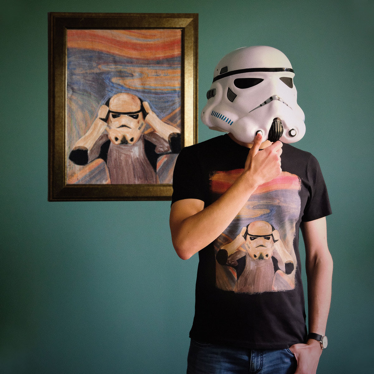 Produktbild Original Stormtrooper Scream T-Shirt schwarz