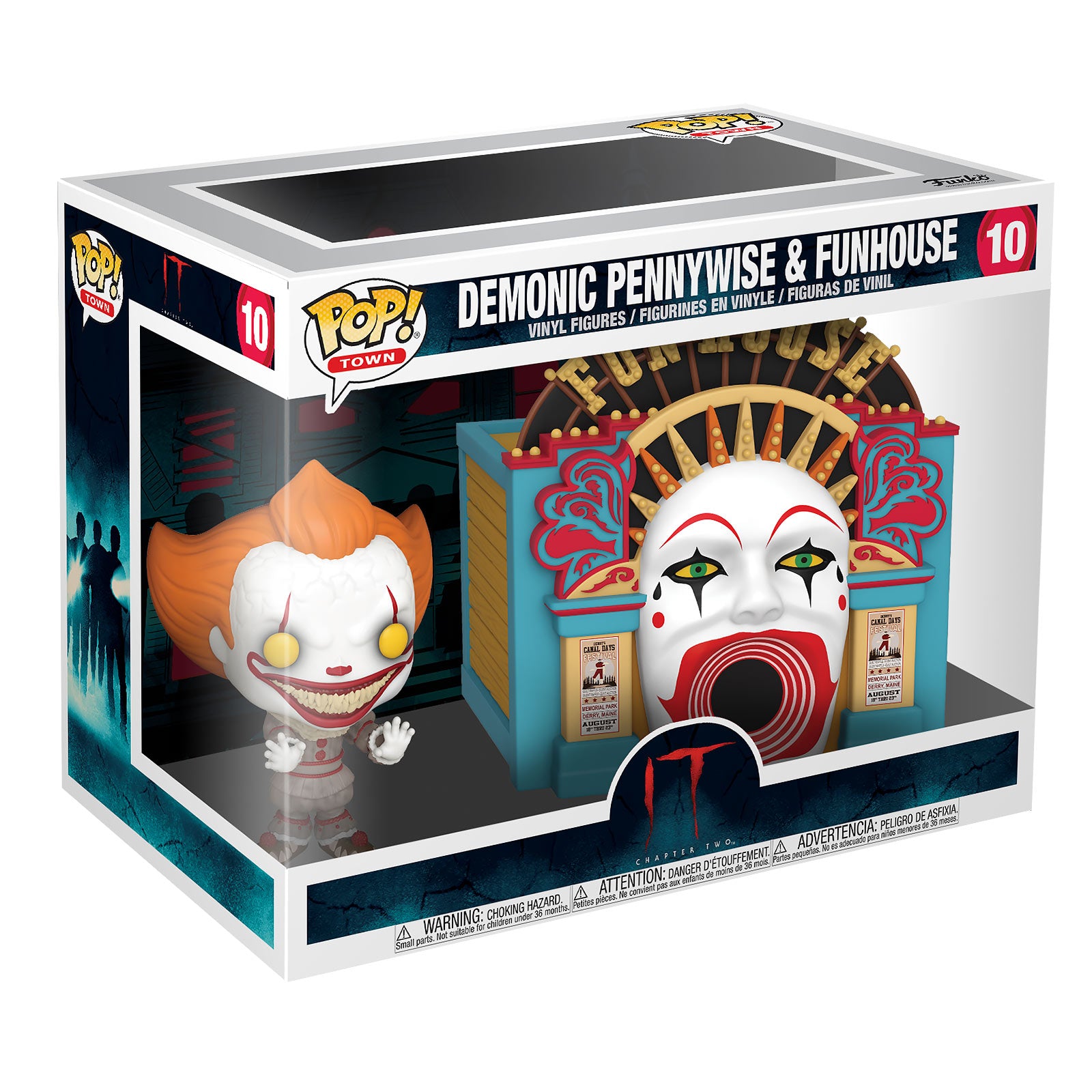 Image produit Stephen King ES - Demonic Pennywise & Funhouse Funko Pop Figurines Set