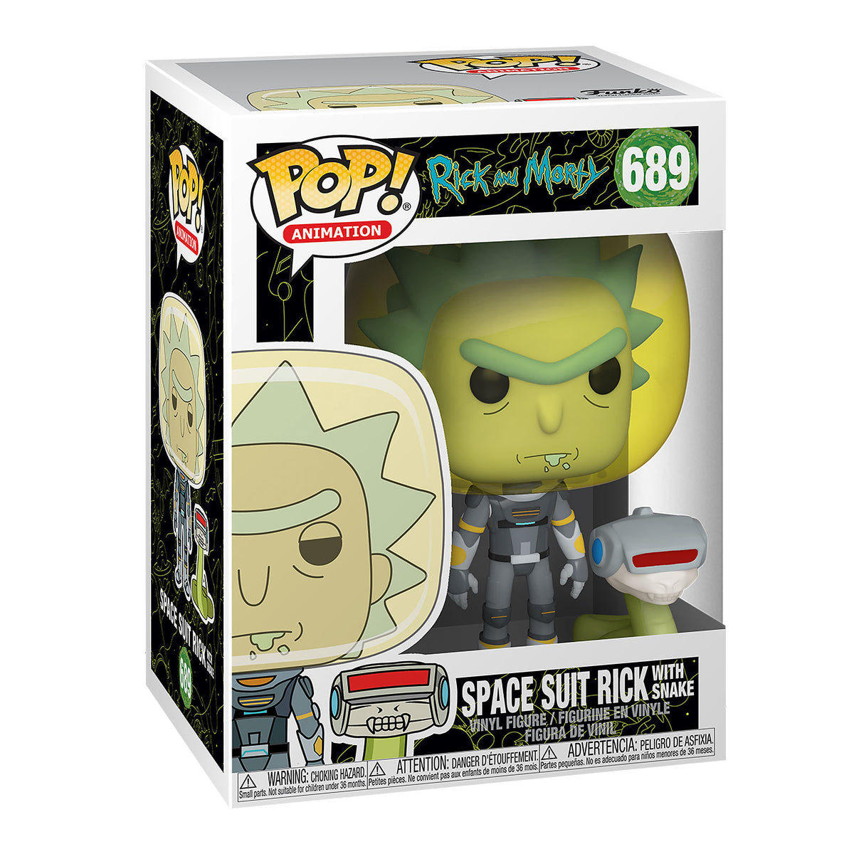 Immagine del prodotto Rick e Morty - Figura Funko Pop di Rick con Tuta Spaziale e Serpente