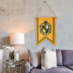 Image produit Harry Potter - Bannière en feutre avec blason Hufflepuff