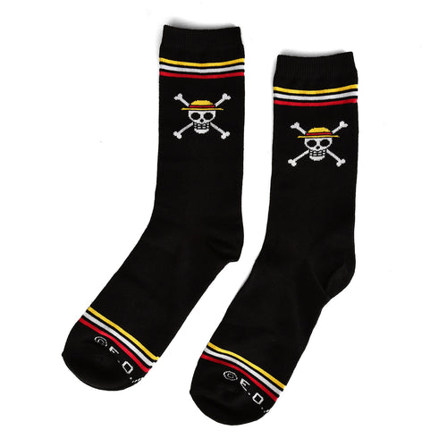 Image produit One Piece - Chaussettes Logo Crâne de l'Équipage du Chapeau de Paille