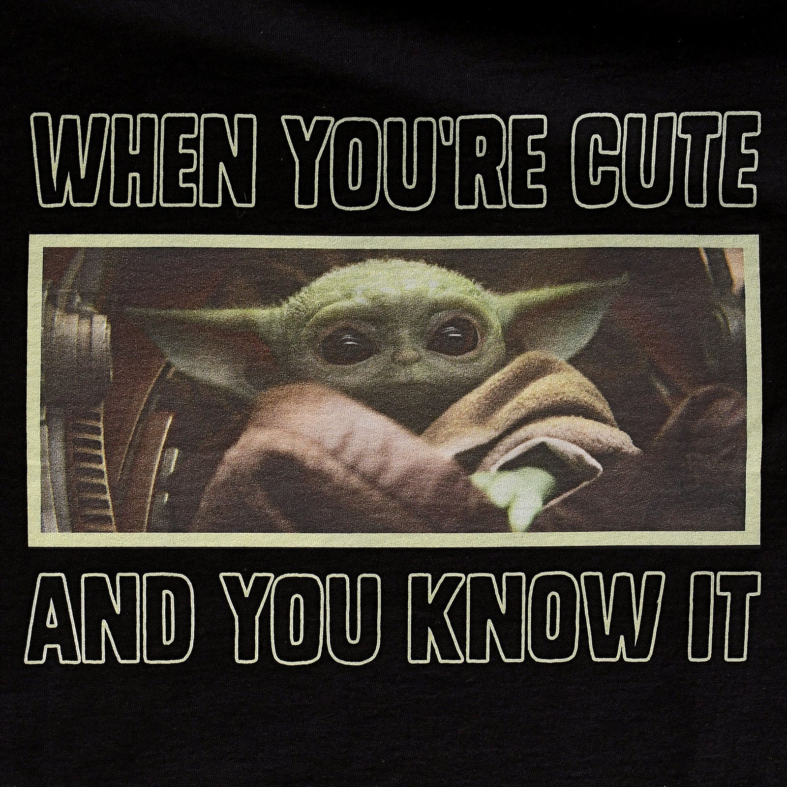 Image produit T-Shirt The Child Cute and You Know It - Star Wars The Mandalorian