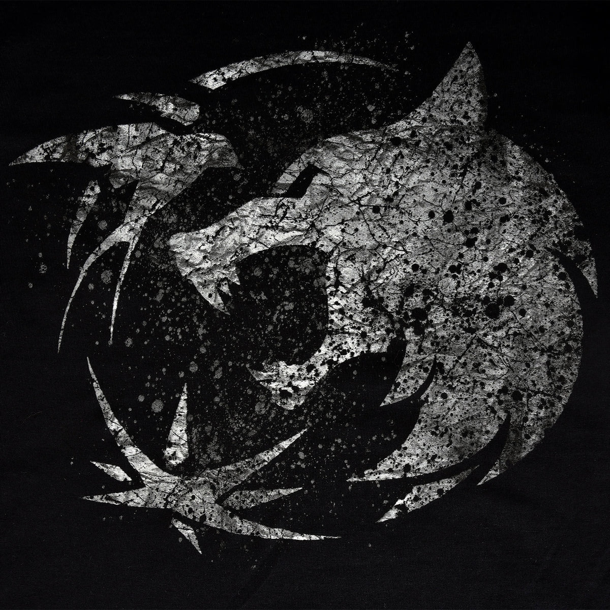 Produktbild Wolf Emblem T-Shirt für Witcher Fans schwarz