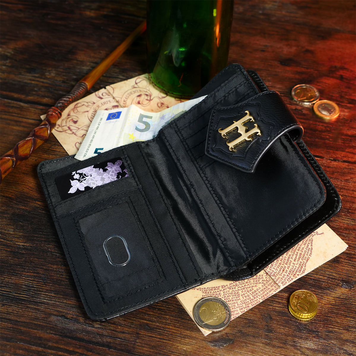 Produktbild Harry Potter - Hogwarts School Geldbörse schwarz