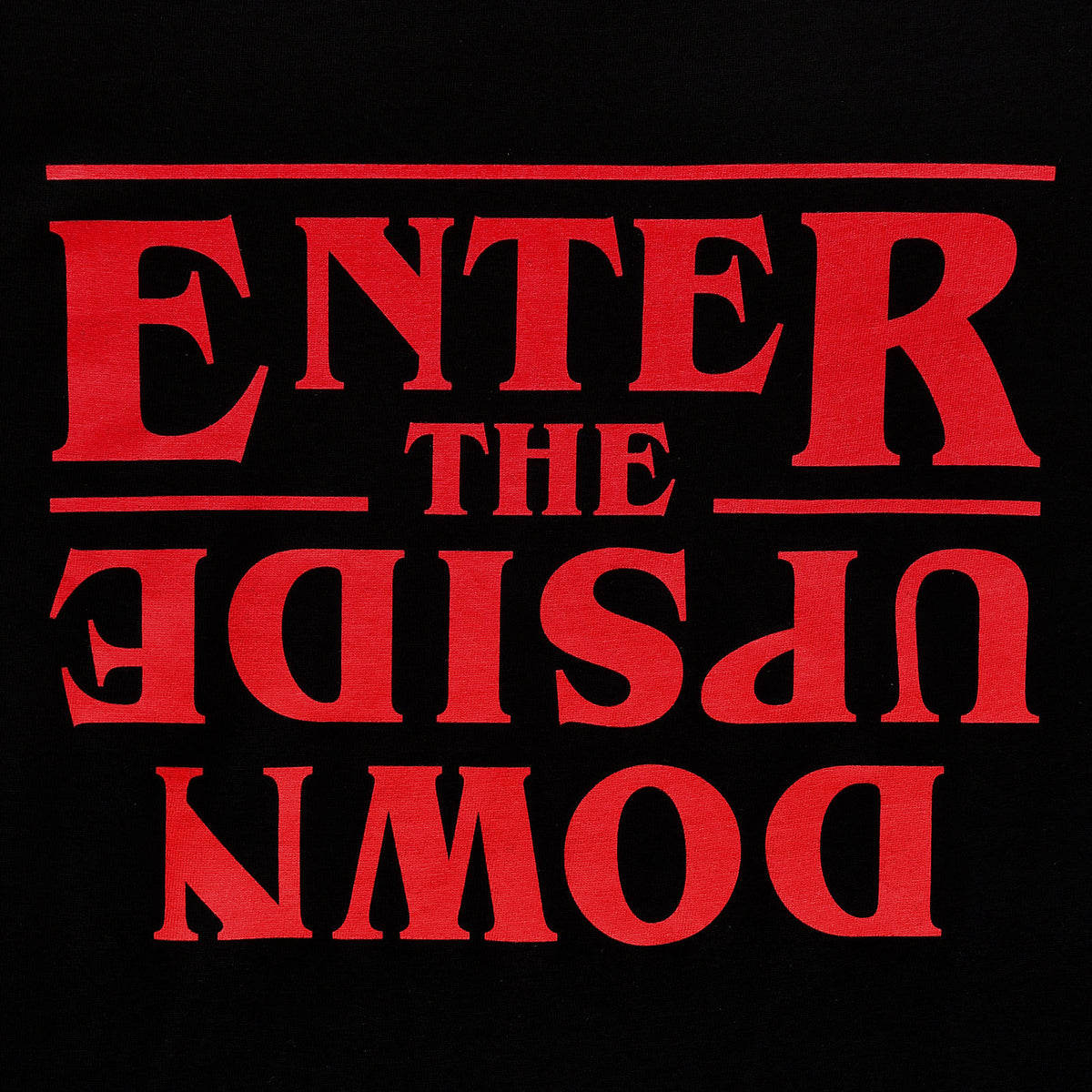 Produktbild Enter The Upside Down T-Shirt für Stranger Things Fans