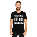 Produktbild What Doesn't Kill You Gives You XP T-Shirt schwarz