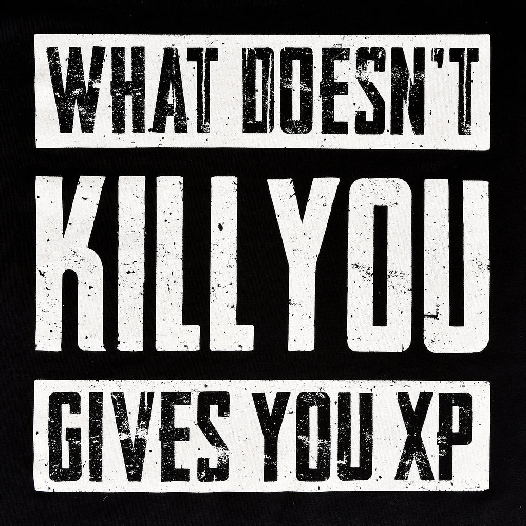 Produktbild What Doesn't Kill You Gives You XP T-Shirt schwarz