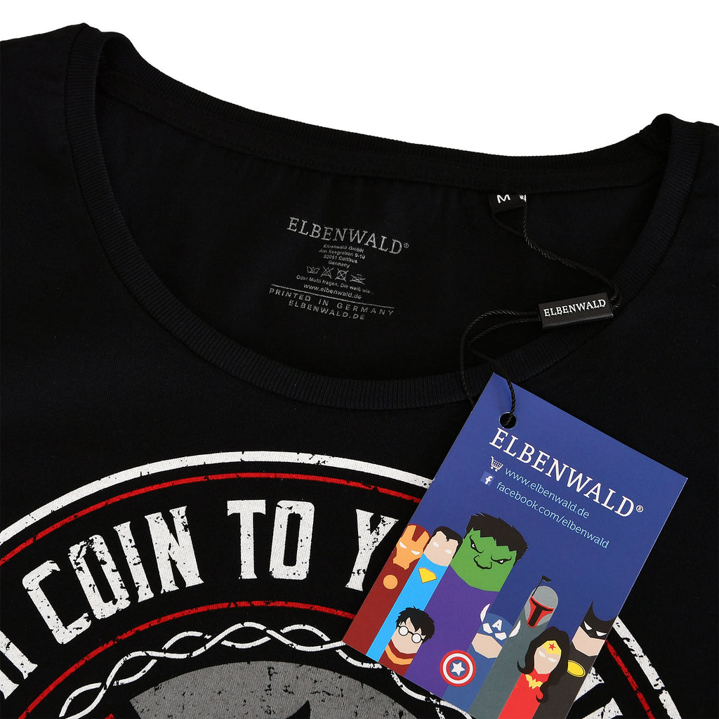 Immagine del prodotto T-shirt da donna 'Toss a Coin' per fan di Witcher, nera
