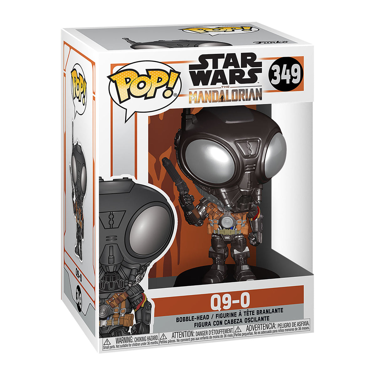 Image produit Q9-0 Figurine Funko Pop à tête branlante - Star Wars The Mandalorian