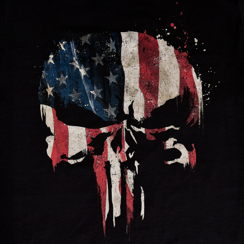 Immagine del prodotto Punisher - T-shirt Teschio Americano nera