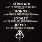 Produktbild Code of Honor T-Shirt schwarz - Star Wars The Mandalorian