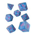 Image produit Set de dés RPG classique 7pcs bleu-rose