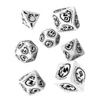 Image produit Set de dés Dragons RPG 7pcs blanc