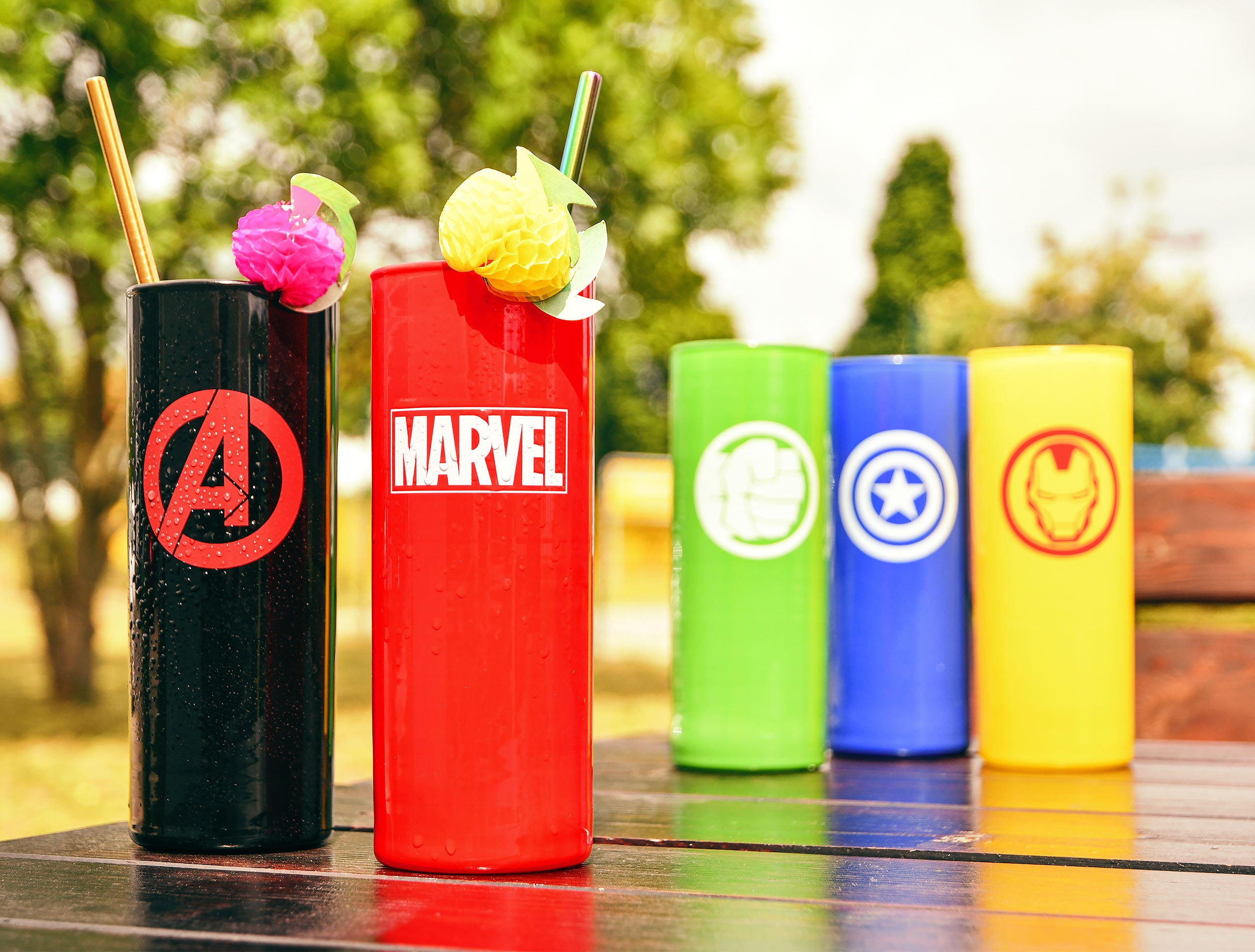 Image produit Marvel - Avengers Icons Ensemble de verres 5 pièces