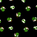 Image produit Super Mario - Yoshi & Oeufs T-Shirt noir