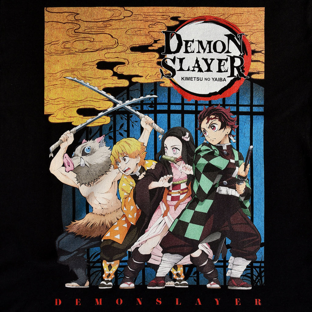 Product image Demon Slayer - Character Poster T-Shirt Black
