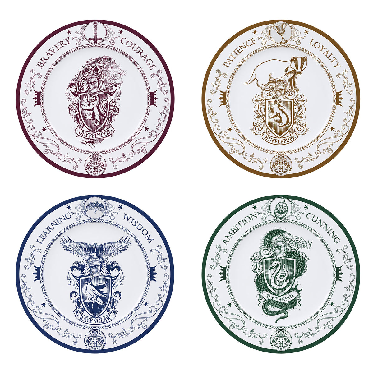 Immagine del prodotto Harry Potter - Set di piatti delle case di Hogwarts