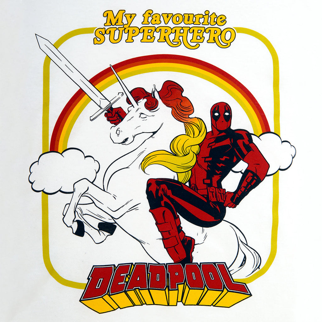 Produktbild Deadpool - My Favourite Superhero T-Shirt weiß