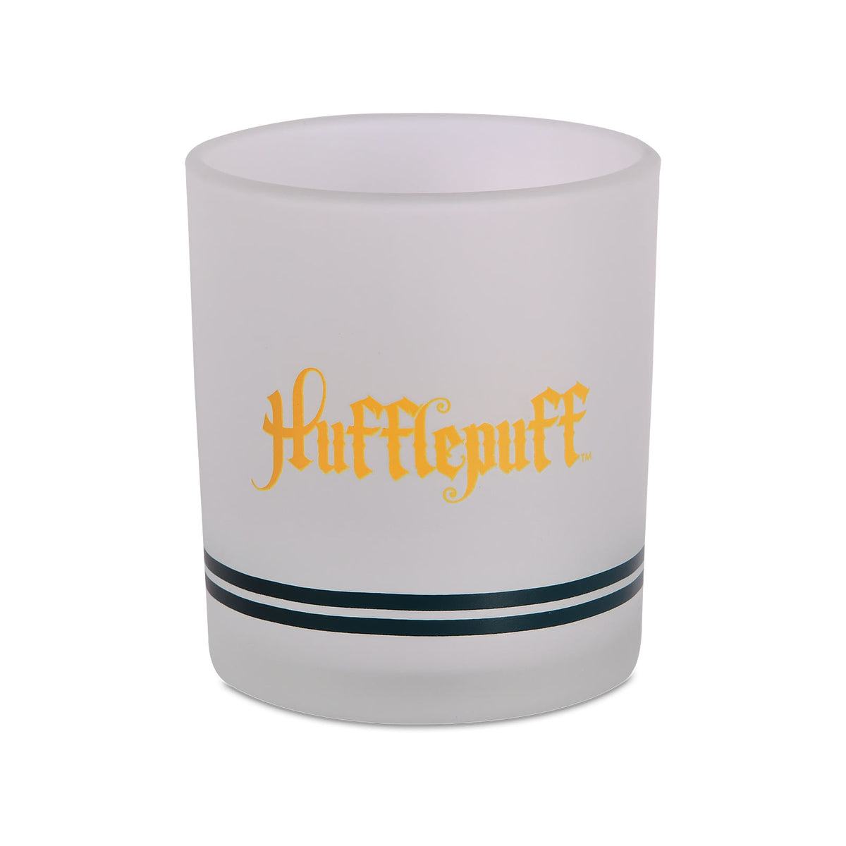 Immagine del prodotto Harry Potter - Bicchiere di vetro latte con stemma di Hufflepuff
