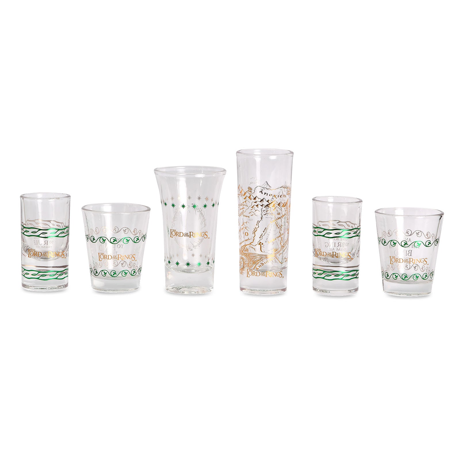 Produktbild Der Herr der Ringe - Der Eine Ring & Mittelerde Gläserset
