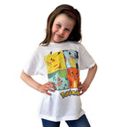 Immagine del prodotto Pokemon - Maglietta per bambini bianca Kanto Starter