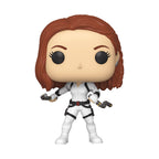 Produktbild Black Widow White Suit Funko Pop Wackelkopf-Figur