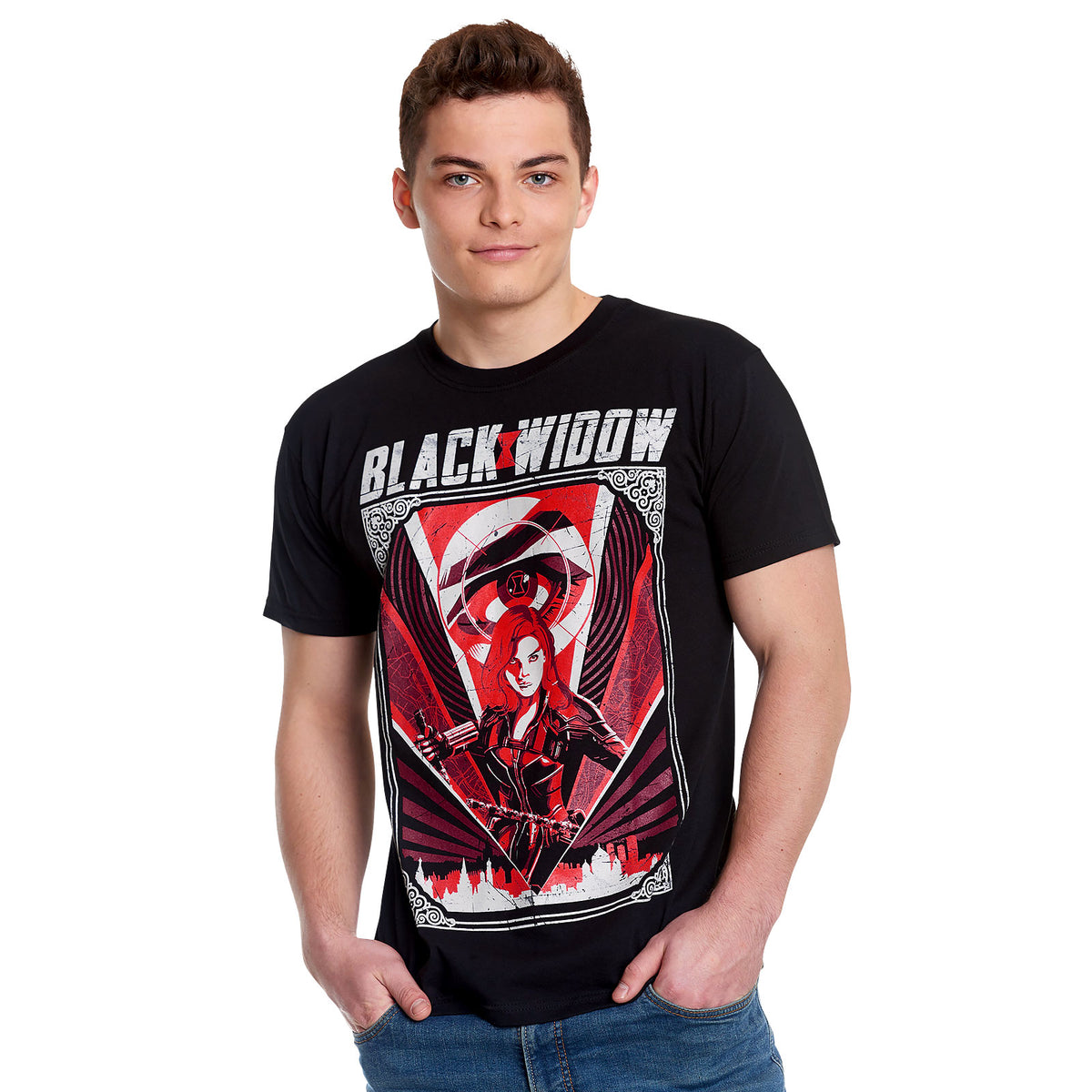 Image produit Black Widow - Eye in the Sky T-shirt de film noir