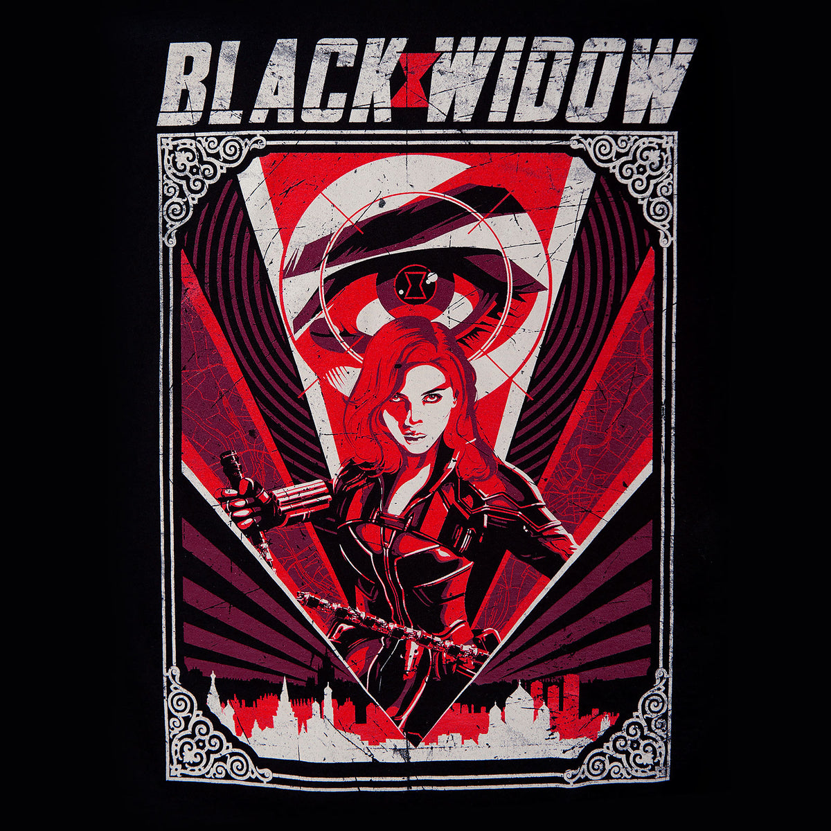Image produit Black Widow - Eye in the Sky T-shirt de film noir
