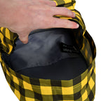 Produktbild Harry Potter - Hufflepuff Wappen Karo Rucksack