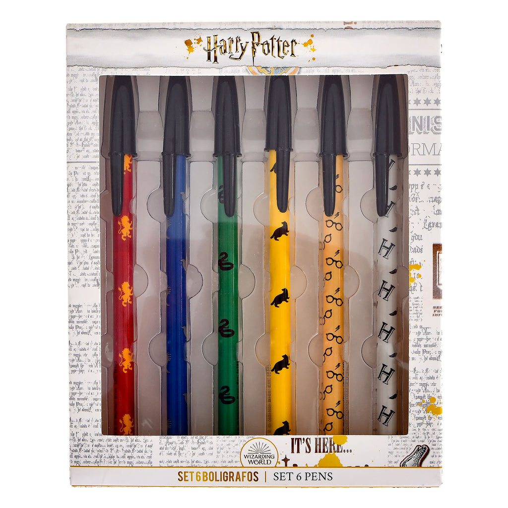 Produktbild Harry Potter - Hogwarts House Pride Stifte 6er Set