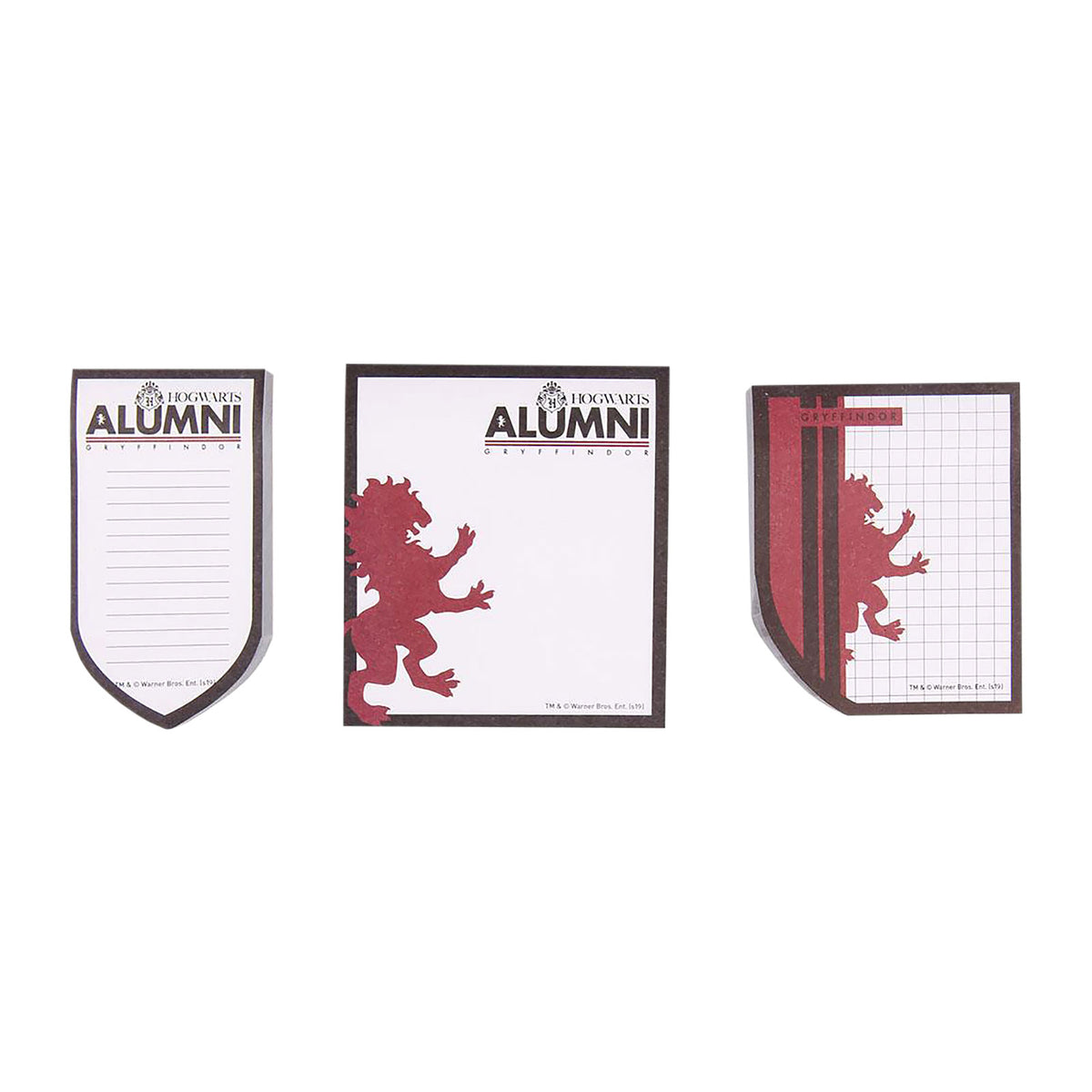 Image produit Harry Potter - Bloc-notes Gryffondor Alumni Lot de 3