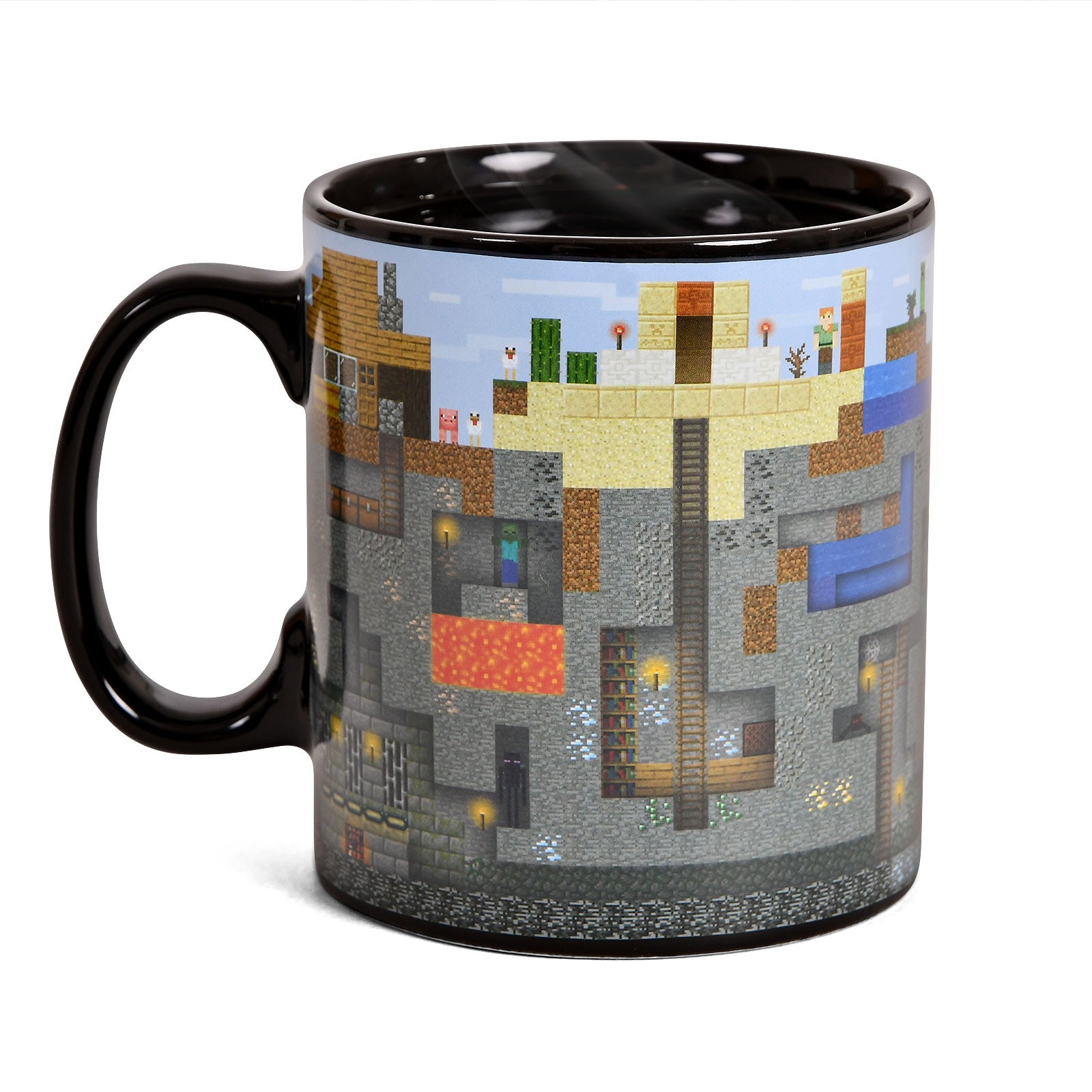 Immagine del prodotto Minecraft - Tazza effetto termico Pixel World