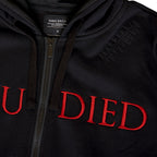 Produktbild Dark Souls - You Died Destroyed Kapuzenjacke schwarz