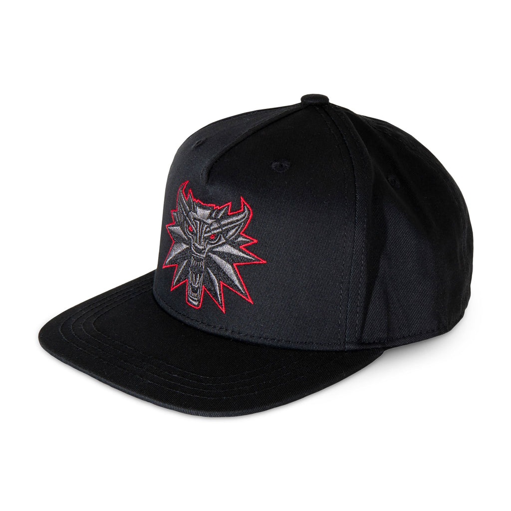 Image produit Witcher - Casquette Snapback Medaillon Loup Noir