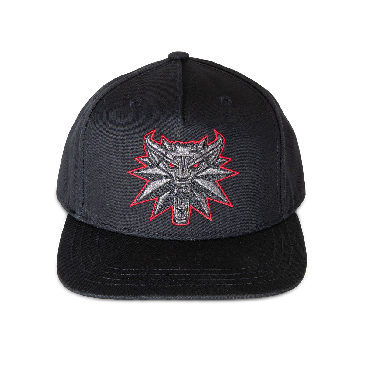 Image produit Witcher - Casquette Snapback Medaillon Loup Noir